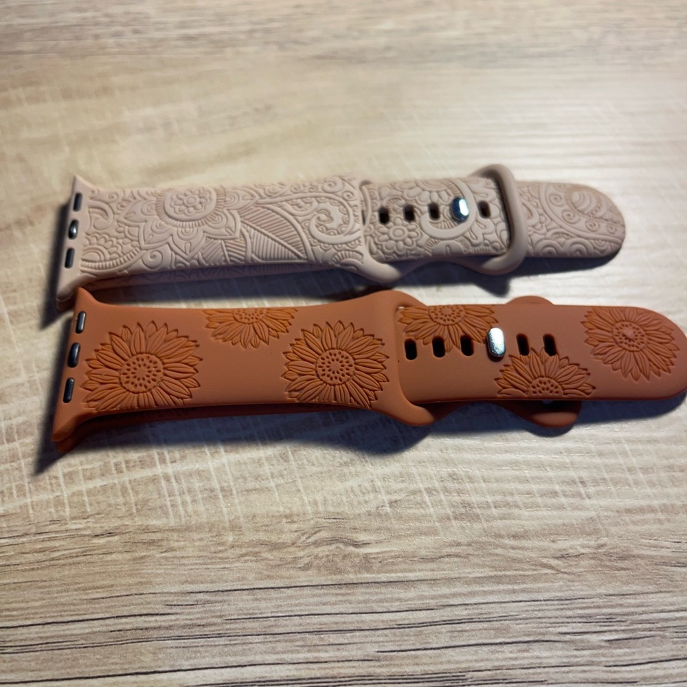 Sunflower Patterned Watch Bands